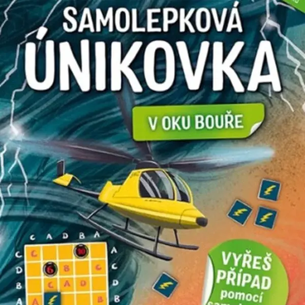 Samolepková únikovka V oku bouře