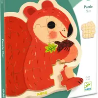 Dřevěné puzzle Puzzlo Veverka
