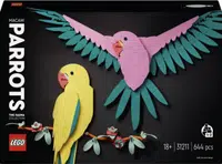 Kolekce zvířat – Papoušci ara - LEGO Art (31211)