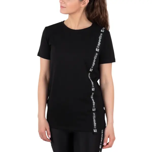 Dámské triko inSPORTline Sidestrap Woman černá S