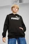 Dětská mikina Puma ESS No. 1 Logo Hoodie FL B černá barva, s kapucí, s potiskem, 684908