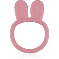 Petite&Mars Silicone teether Bunny 0m+ kousátko Dusty Rose 1 ks