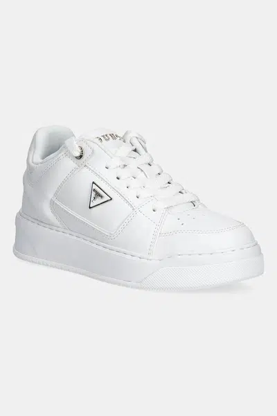Tenisky Guess DELOVE dámské, bílá barva, FLTDEL ELE12