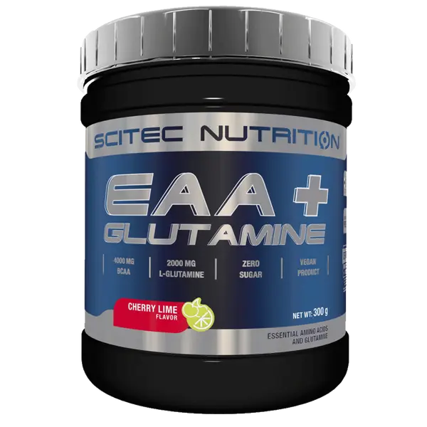 Scitec Nutrition EAA+ Glutamine 300g - růžová limonáda