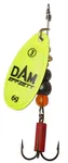 Dam třpytka effzett fluo spinner yellow - velikost 3 hmotnost 6 g