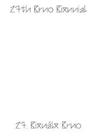 27. Bienále Brno 2016 / katalog