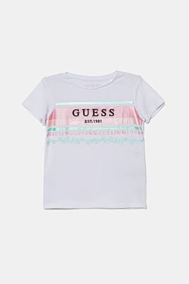 Dětské tričko Guess bílá barva, K5YI04 K6YW4