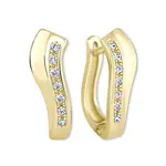Soliter Zlaté náušnice s krystaly 239 001 00743