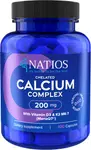 Natios Vápník s vitamíny D3 a K2 MK-7 - 200 mg 100 kapslí