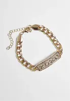 Náramek XOXO - zlaté barvy