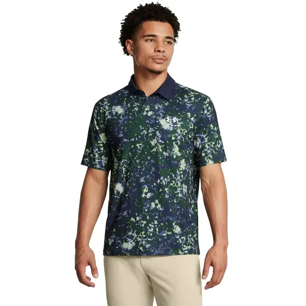 UA T2G Printed Polo-GRN