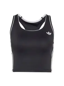 ADIDAS PERFORMANCE Športový top  čierna / biela