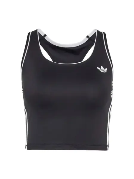 ADIDAS PERFORMANCE Športový top  čierna / biela