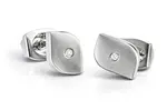 Boccia Titanium Titanové náušnice s diamantem 05008-02