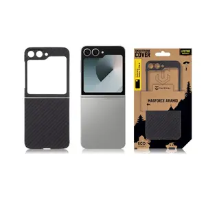 Zadní kryt Tactical MagForce Aramid pro Samsung Galaxy Z Flip6/7 FE, černá