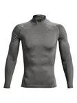 UNDER ARMOUR Spodné tričko  sivá melírovaná / biela