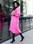 Pink cardigan By o la la cxp1126.hotpink