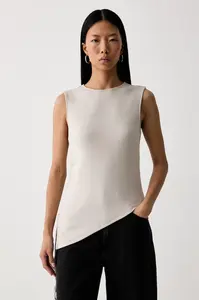 Levi's  top dámský s bavlnou ALILA ASYMMETRICAL SL