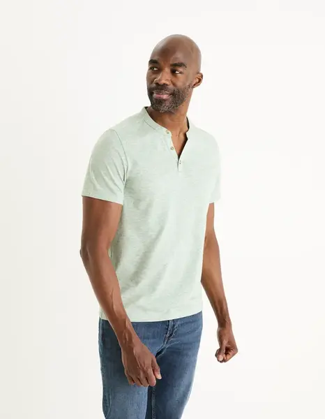 Celio Tričko henley Cegeti - Pánské