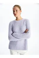 LC Waikiki Crew Neck Plain Long Sleeve Women's Knitwear Sweater -
