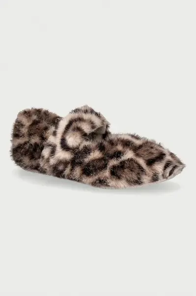 Verbenas  Pantofle dámské YINA CURLY CAMEL