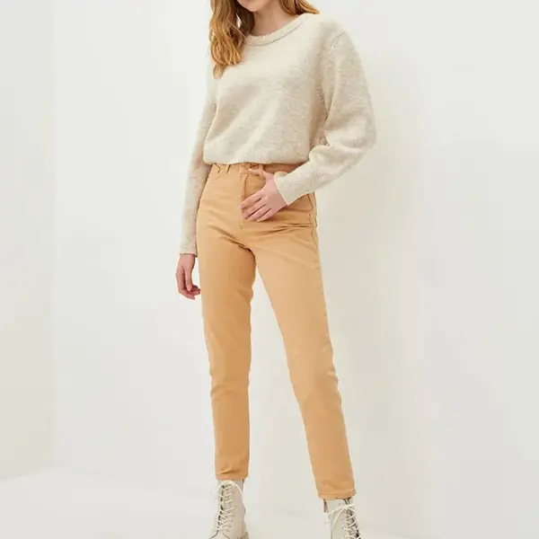 LC Waikiki Yüksel Waist Mom Fit Women's Jeans with Pockets