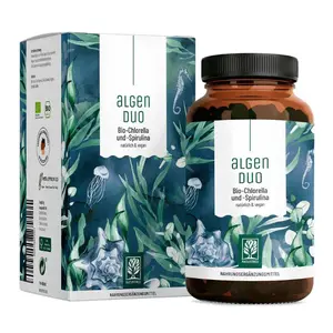 Naturtreu AlgenDuo - BIO Chlorella a Spirulina komplex, 360 tabliet