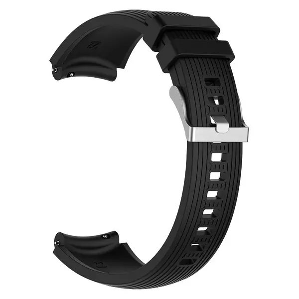 BStrap Silicone Davis remienok na Xiaomi Amazfit Stratos 2/2S/3, black