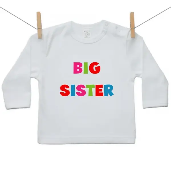 Boodyy Tričko s dlhým rukávom Big sister 110 (4-5 rokov)