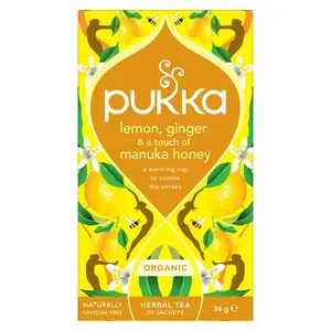 Pukka BIO Lemon Ginger Mankuka Honey
