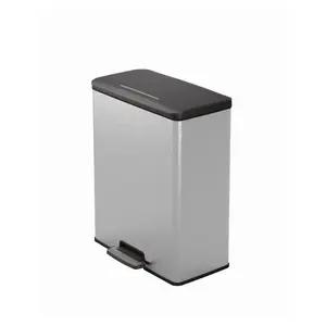 Odpadkový koš Curver Deco Bin 65 l stříbrný
