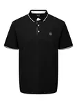 Only & Sons Tričko 'Fletcher'  čierna / biela
