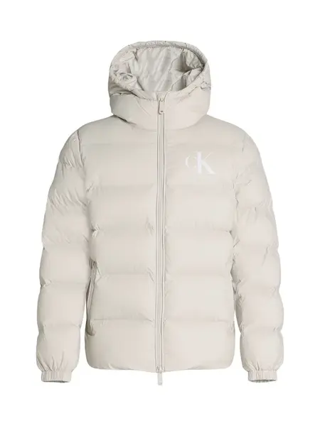 Calvin Klein Jeans Prechodná bunda  biela / biela ako vlna