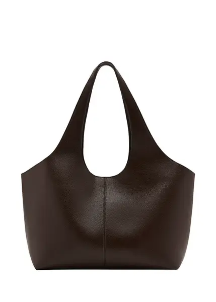 MANGO Shopper 'CANDANCE'  tmavohnedá