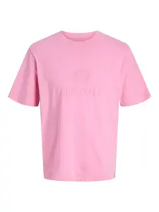 JACK & JONES Tričko 'JORFREDERIKSBERG'  ružová