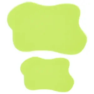 2Pcs 2 Style Acrylic Cup Mats