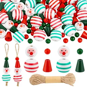 DIY Christmas Snowman Wood Pendant Decoration Making Kit
