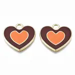 Rack Plating Alloy Enamel Pendants