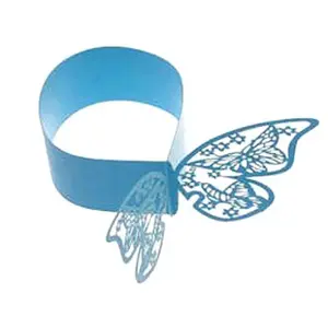 Iridescent Paper Napkin Rings