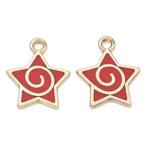 Alloy Enamel Pendants