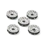 304 Stainless Steel Rhinestone Spacer Beads