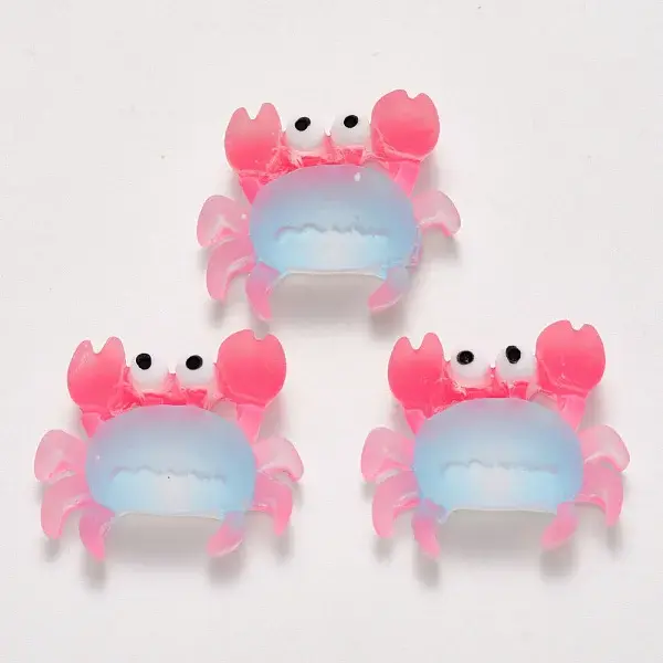 Translucent Frosted Resin Cabochons