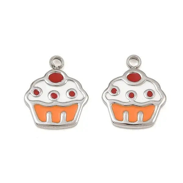 304 Stainless Steel Enamel Charms