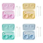4 Bags 4 Colors Plastic Contact Lens Care Tool Set