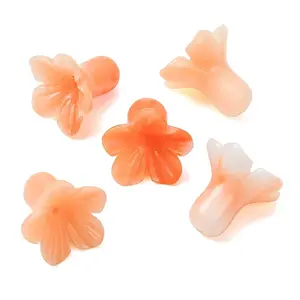 Dyed Synthetic Coral Carved Beads