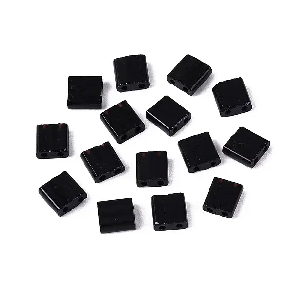 2-Hole Opaque Glass Seed Beads