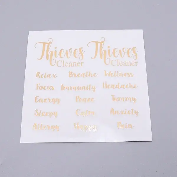 Waterproof Plastic Decorations Stickers