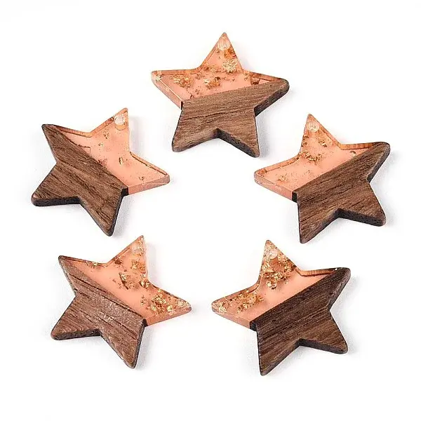 Resin & Walnut Wood Pendants