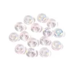 Baking Paint Electroplate Transparent Glass Beads