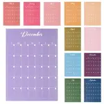 12Pcs Paper Calendar Planner Sheet